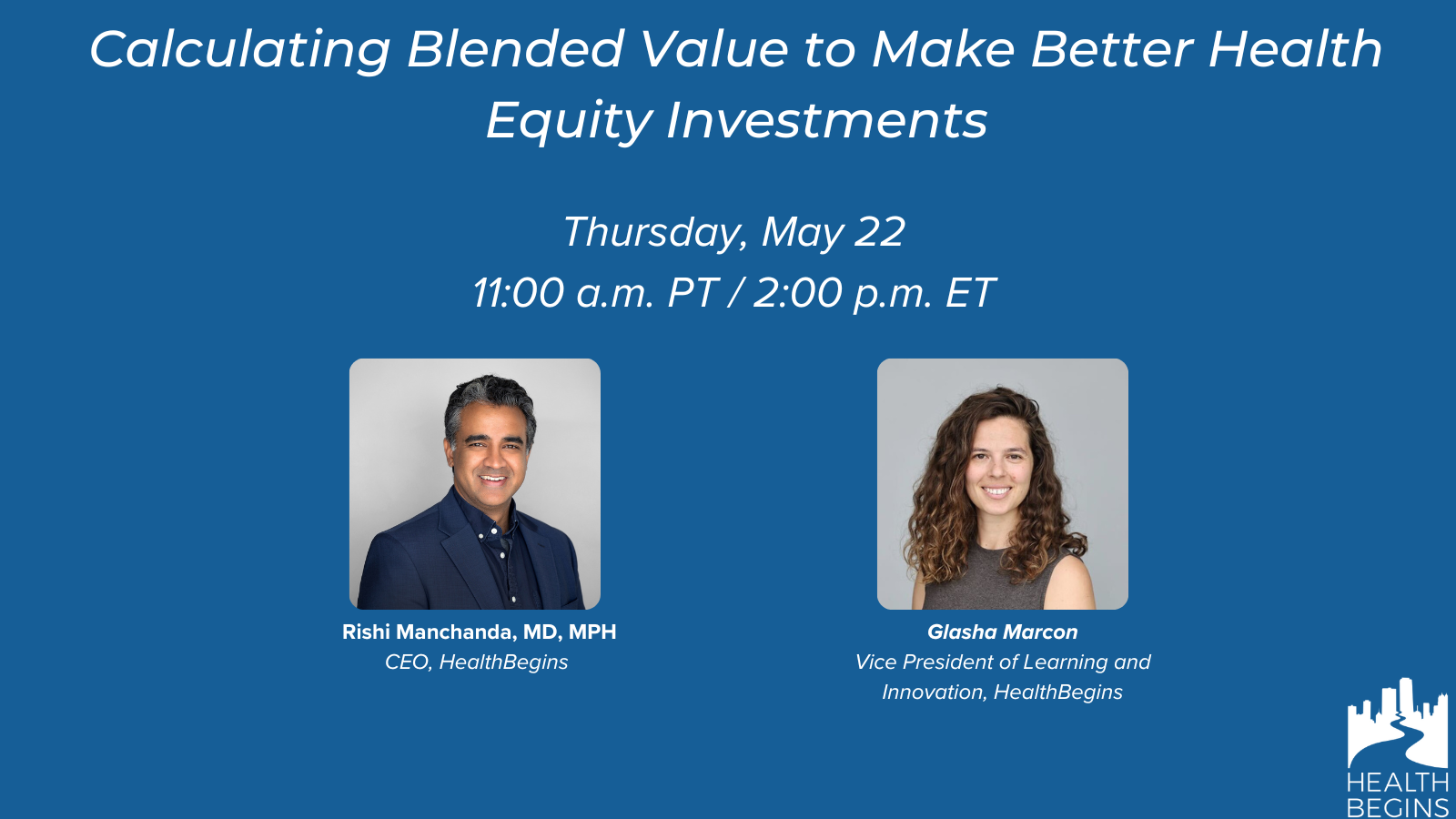 “May 22 webinar card with speakers