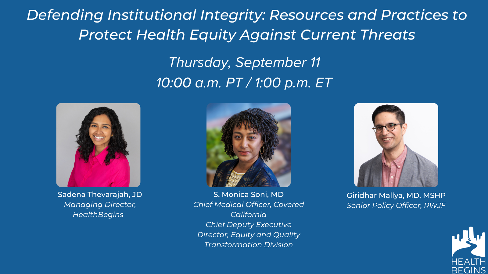 “September 11 webinar card with speakers